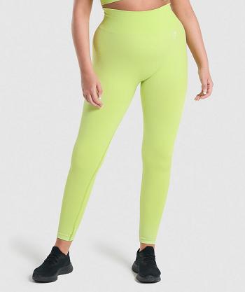 Legginsy Damskie Gymshark Vital Seamless 2.0 Żółte | PL 2301AHK